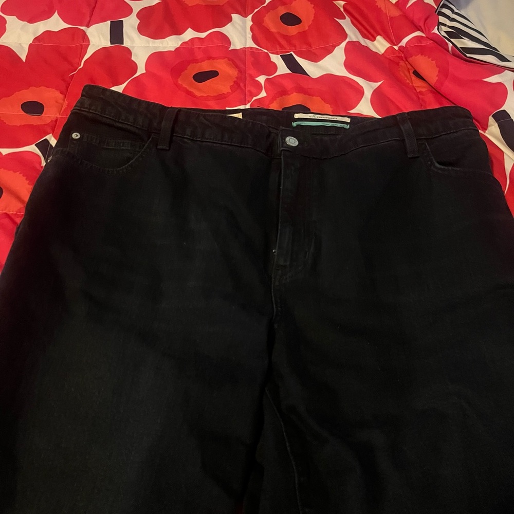 Anthropologie Pilcro The Vintage Straight High Rise Ankle Jeans Size 18W. EUC